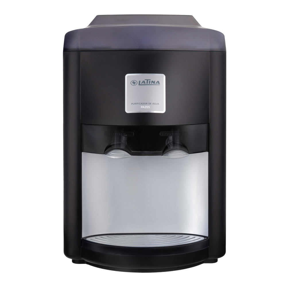 PURIFICADOR DE ÁGUA LATINA PA355 - Preto e Prata