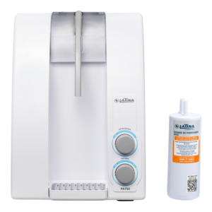 KIT - PURIFICADOR DE ÁGUA REFRIGERADA LATINA PA733 - Branco + Filtro de Reposição P655