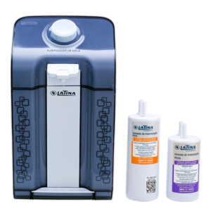 KIT - PURIFICADOR DE ÁGUA MINERAL PN555 - Branco e fumê + Filtro de Reposição P635/P655